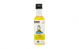 Kiwi Kisan Window Organic Flax Seed Oil   Glass Bottle  100 millilitre